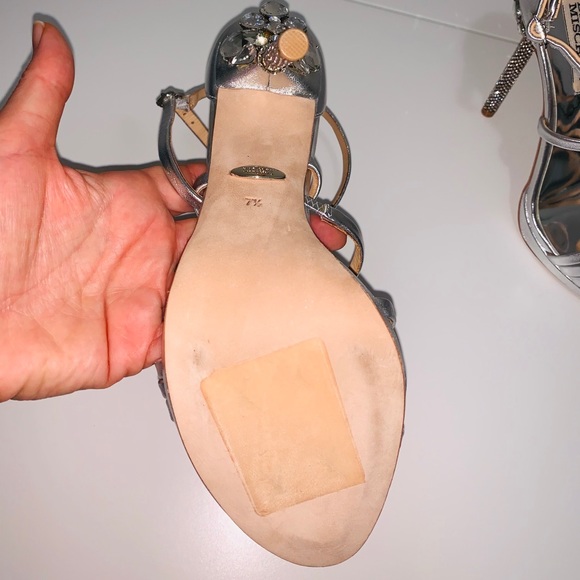 Badgley Mishka - crystal embellished heels - Picture 7 of 8